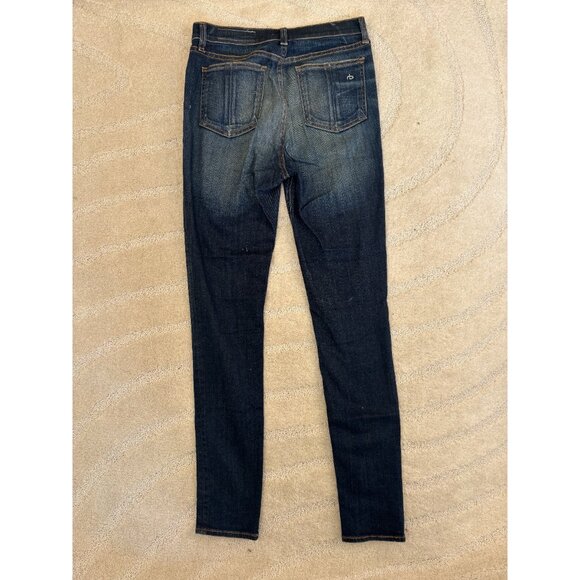Rag and Bone Justine Skinny Distressed High Rise Jeans - Picture 3 of 3